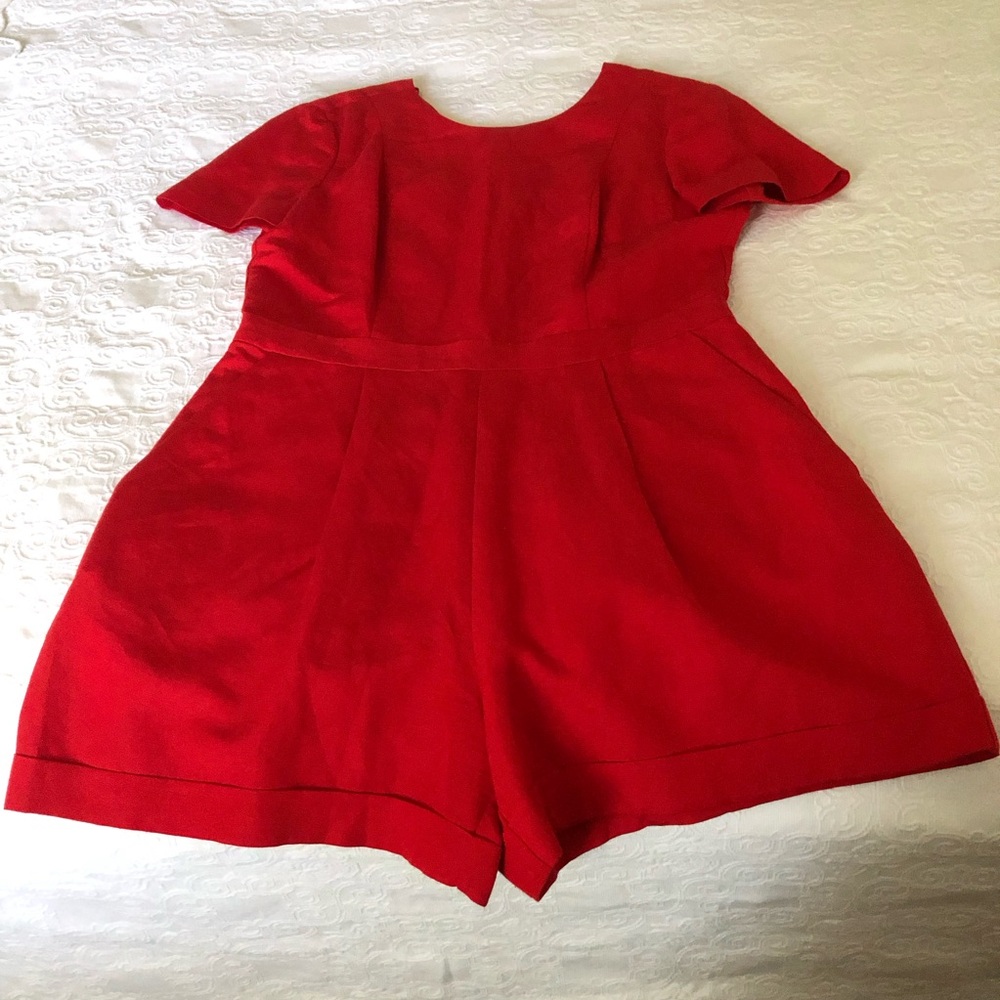 Banana Republic red romper